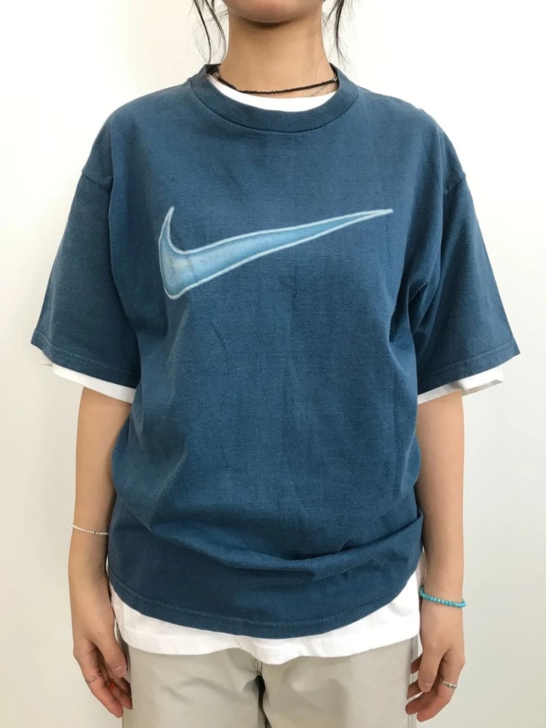 90s Nike Big Swoosh Logo T-Shirt 상품이미지3