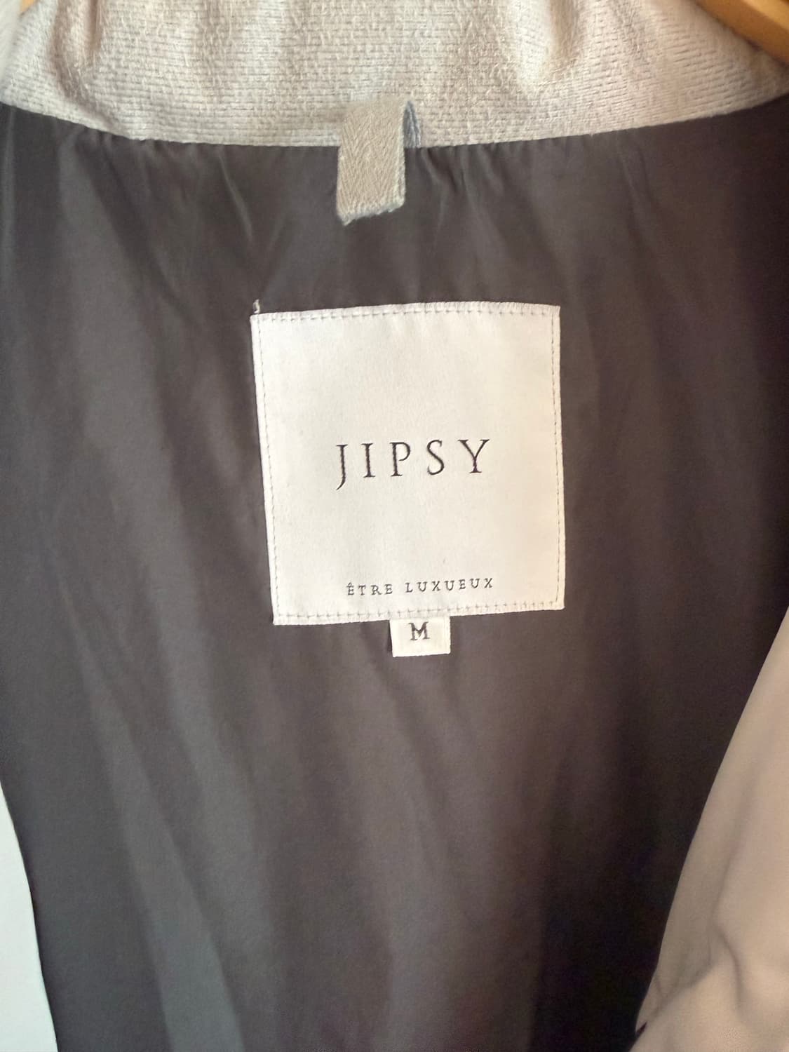 집시 라이트 그레이 숏패딩 구스다운 M  상품이미지2