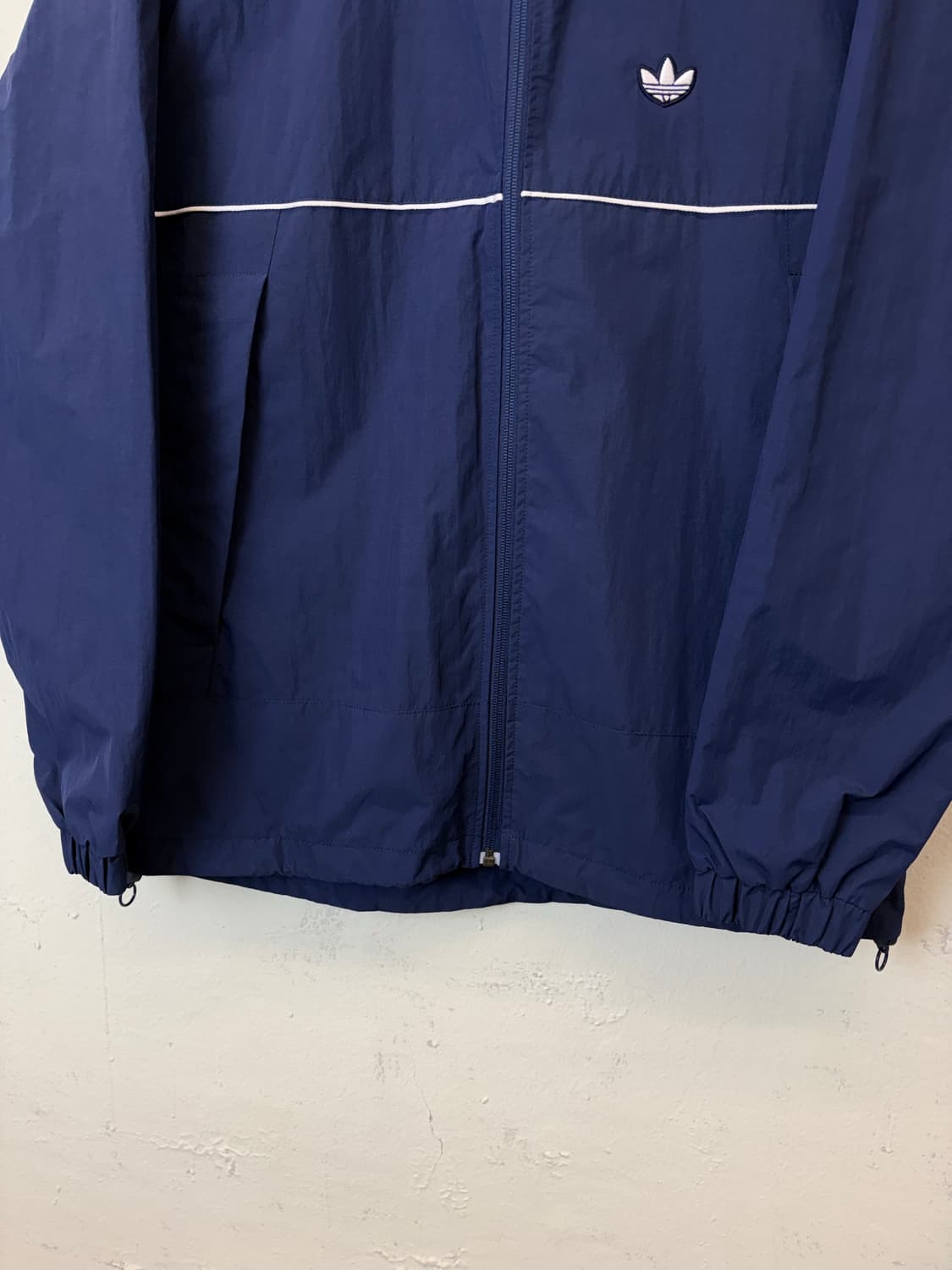 아디다스 쉘 후드 바람막이 네이비 상품이미지3