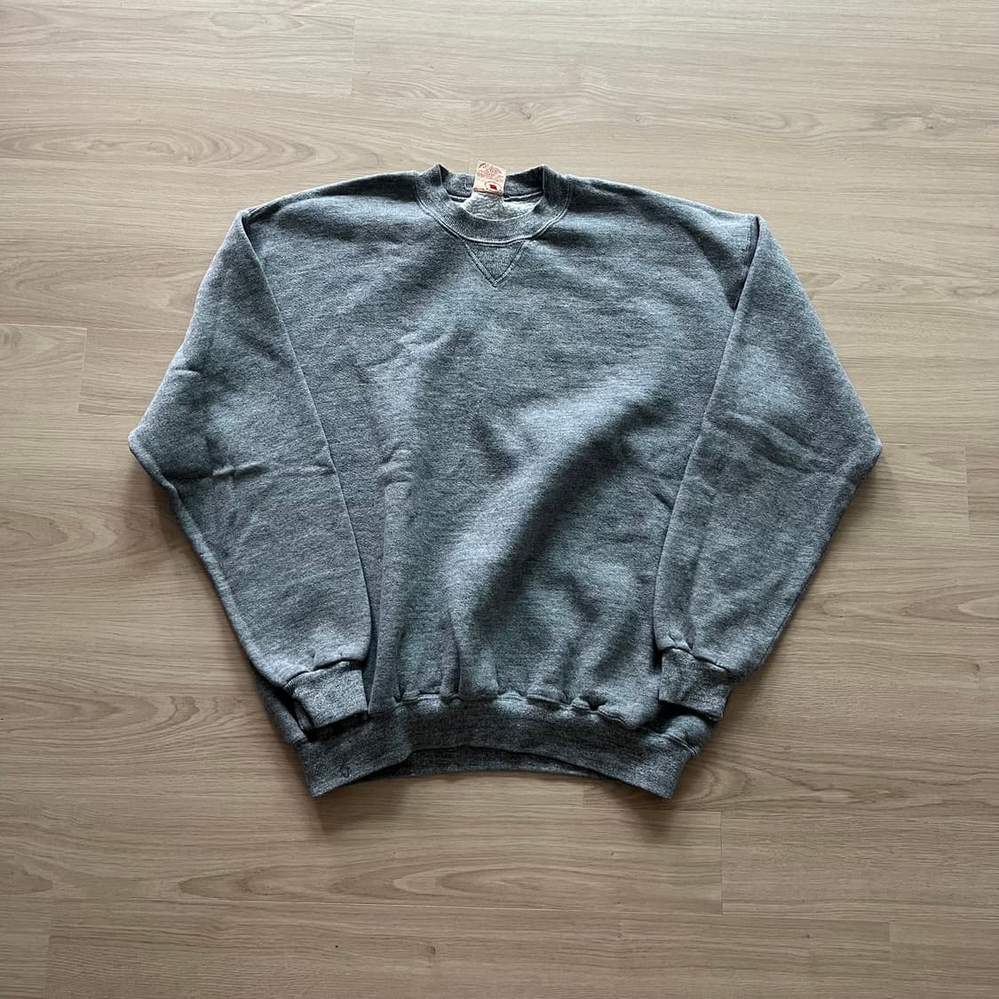 [XL] 70s 빈티지 러셀 스웻셔츠 맨투맨 멜란지그레이 상품이미지1