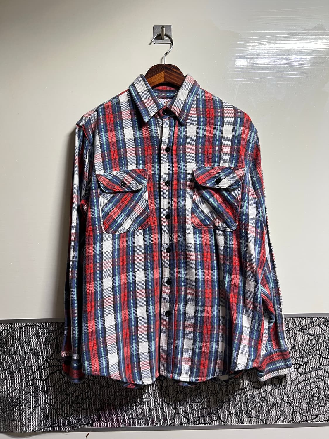 80‘s Prentiss 아웃도어 플란넬 셔츠 상품이미지1