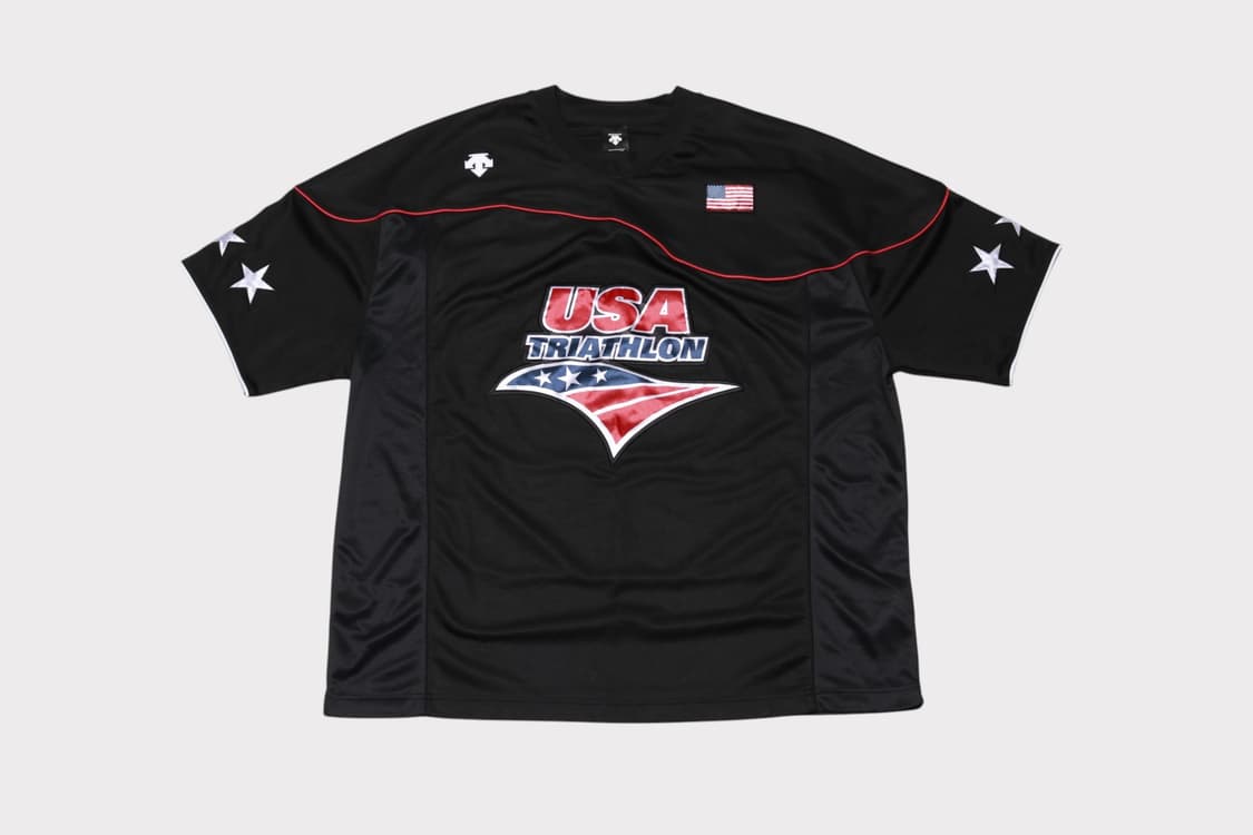 [XL] 데상트 USA 트라이애슬론 티셔츠 상품이미지1