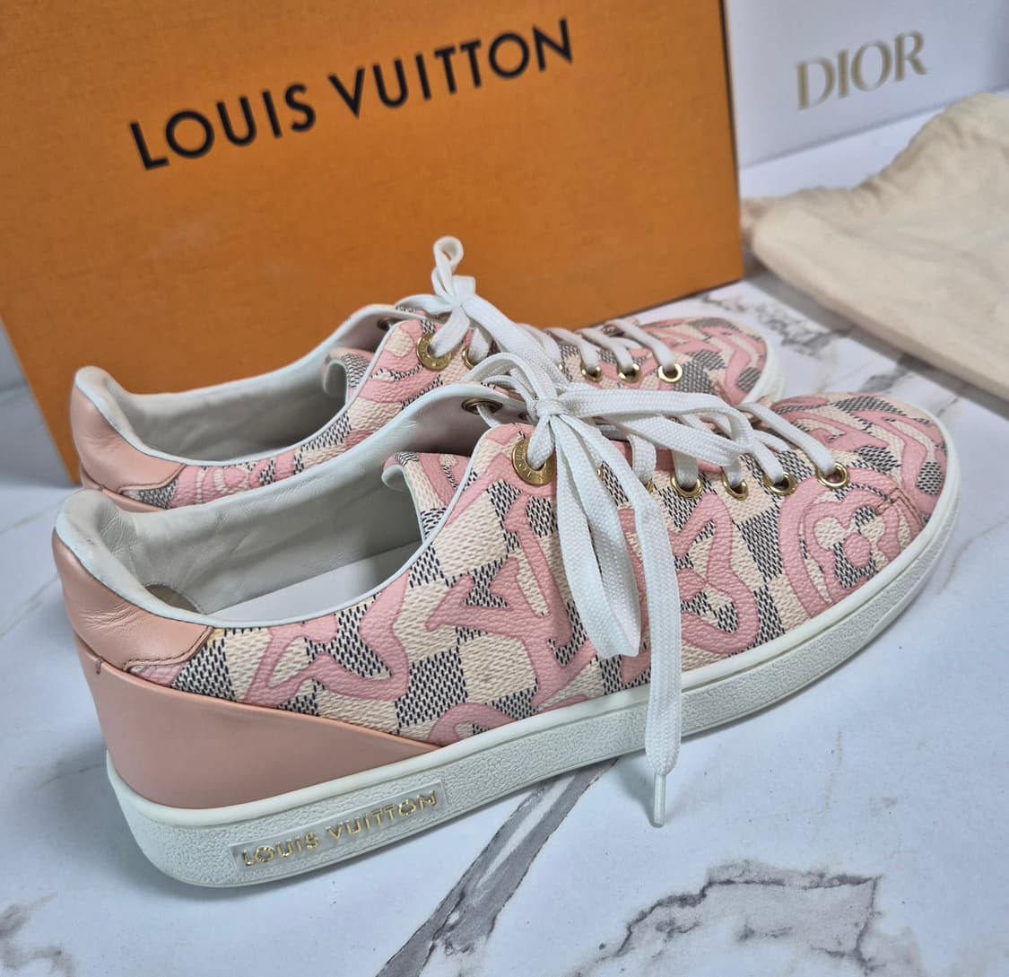 (정품) 루이비통 아주르 타히티엔느 한정판 스니커즈 37.5 상품이미지3