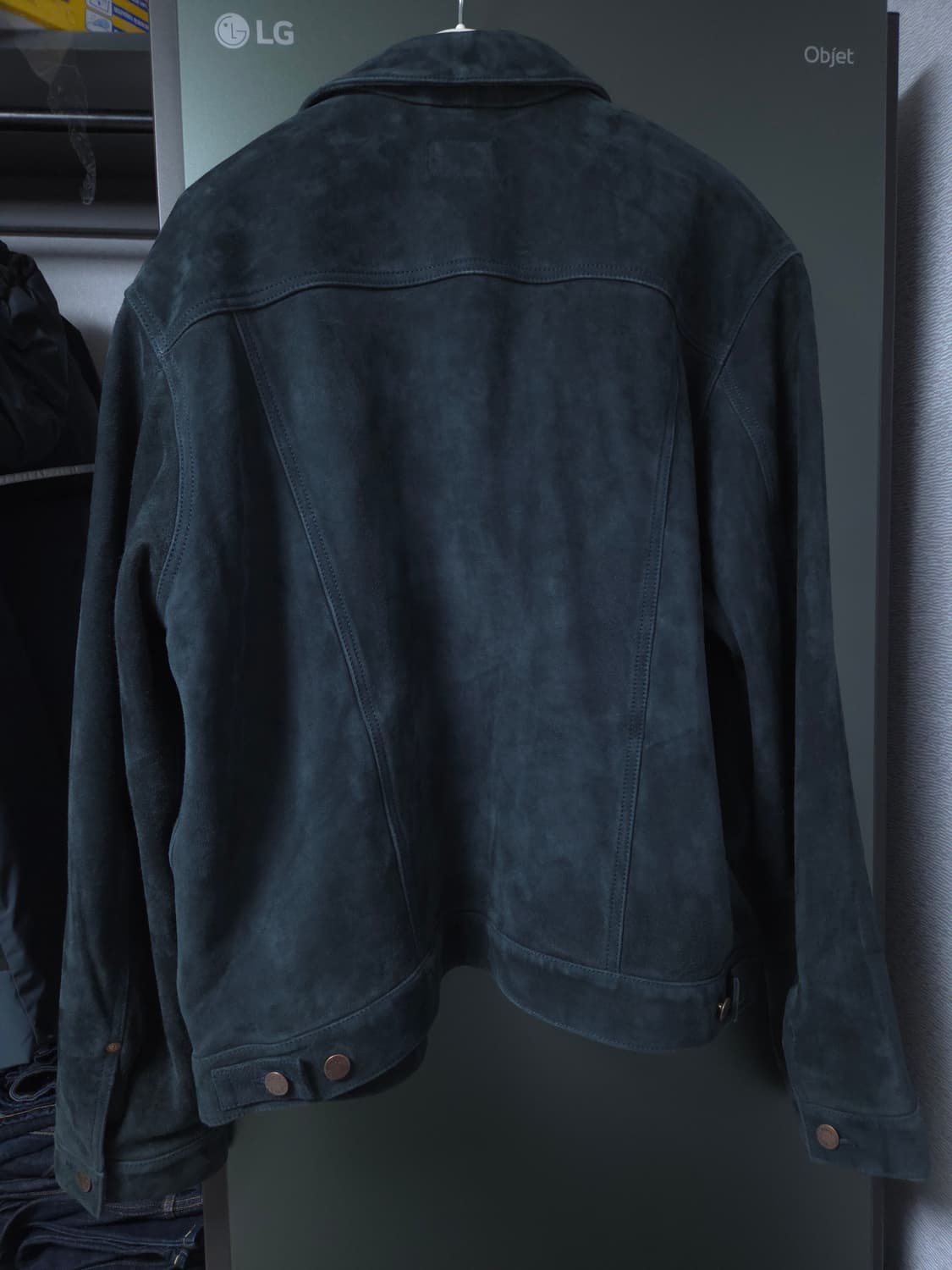 누디진(Nudie Jeans) Dante 스웨이드 트러커 XL 새상품 상품이미지6