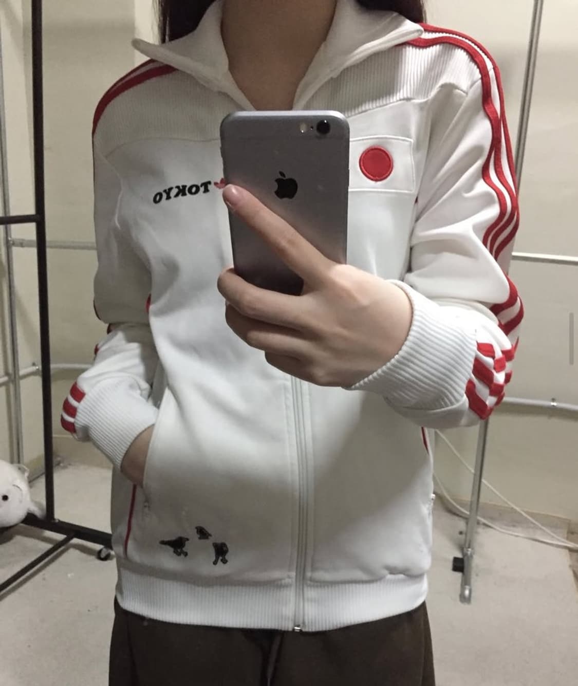 아디다스 도쿄 일본 흰빨 져지 트랙탑 95 상품이미지1