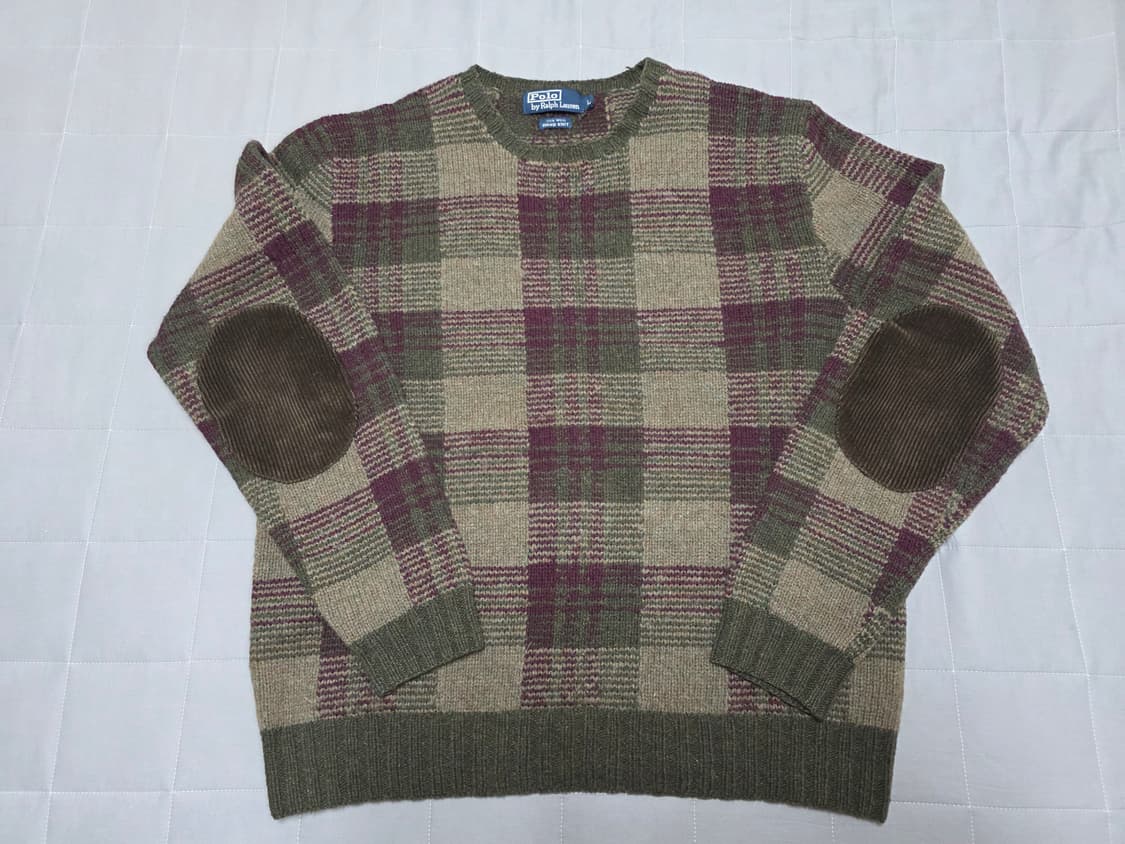 폴로 랄프로렌 엘보패치 니트 L 상품이미지1