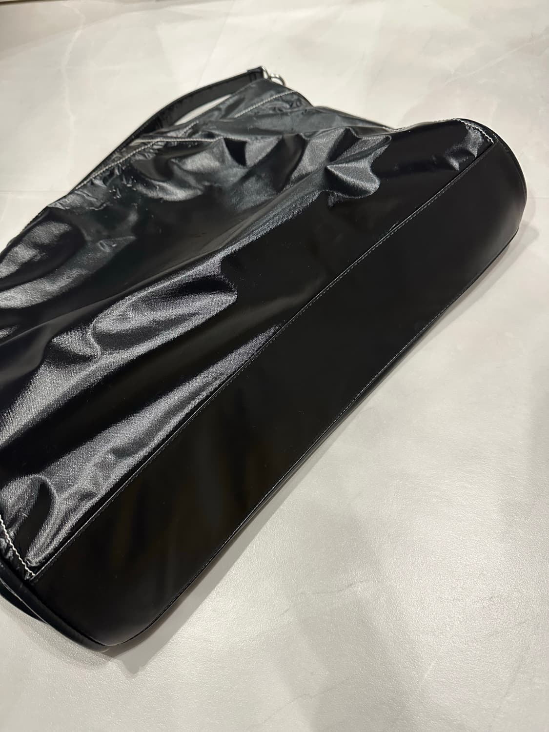 [F]마뗑킴 토트백 코팅백 가방 숄더백 블랙 상품이미지3