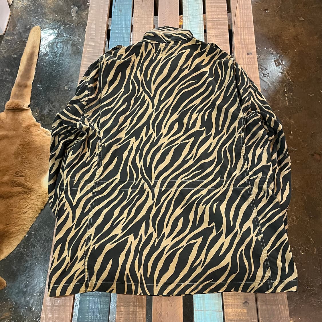 00s 히스테릭 글래머 타이거 카모 패치 M-65 자켓 상품이미지7