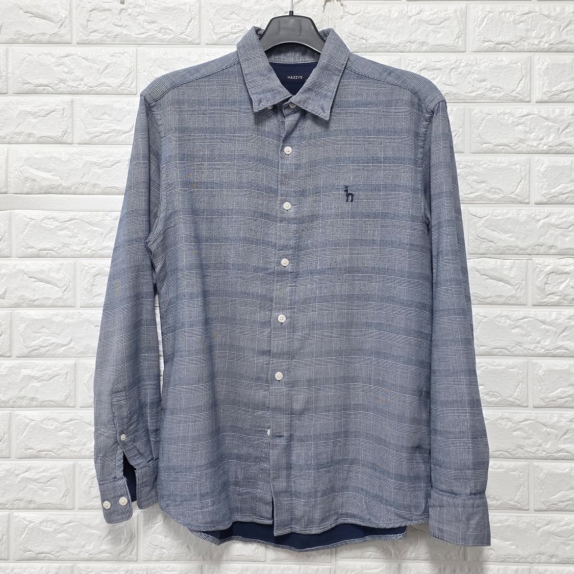 헤지스 체크 남방 100 상품이미지1