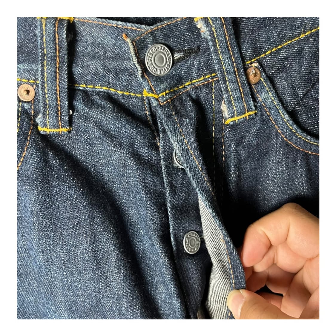 [Evisu] 에비수 스티치 시걸 셀비지 데님팬츠 상품이미지4