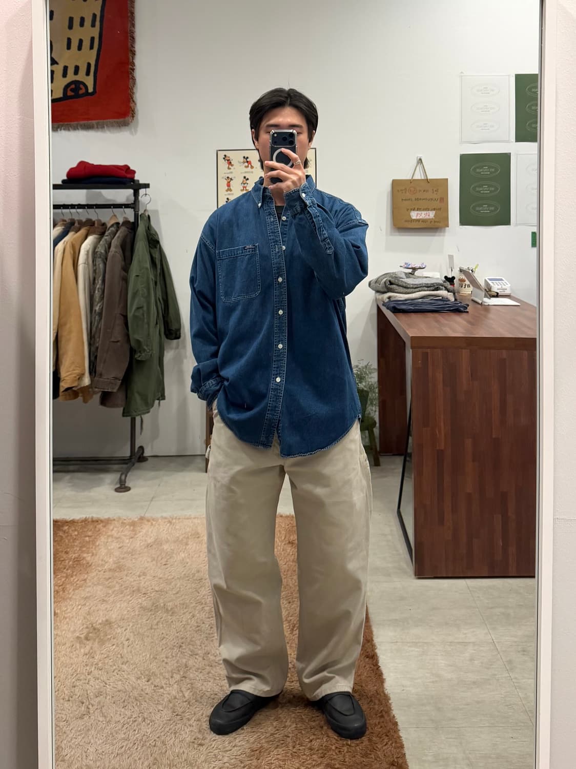 00s Chaps ralph lauren 챕스 랄프로렌 데님 셔츠 상품이미지2