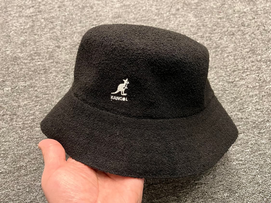 캉골 타월 버킷햇 블랙  상품이미지2