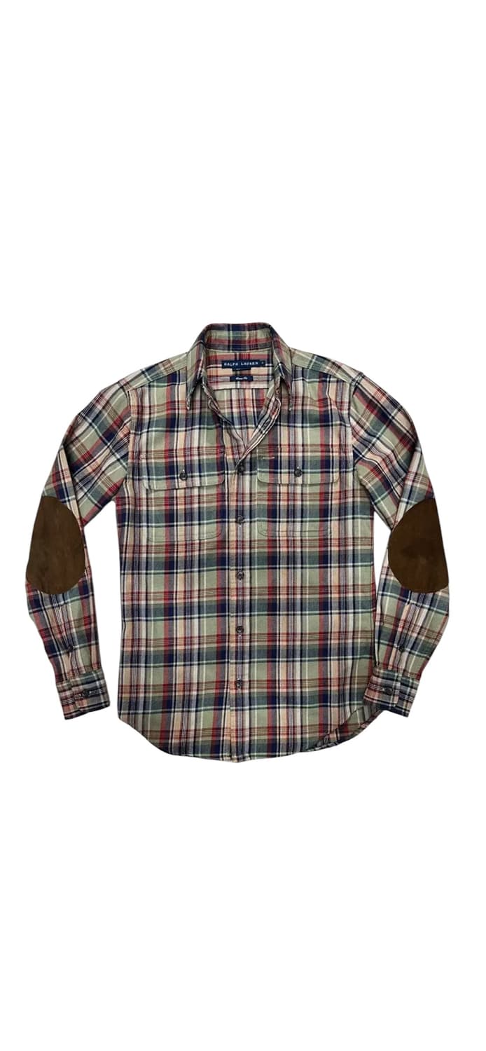 폴로 랄프로렌 패치워크 체크 셔츠 클래식 핏 상품이미지2
