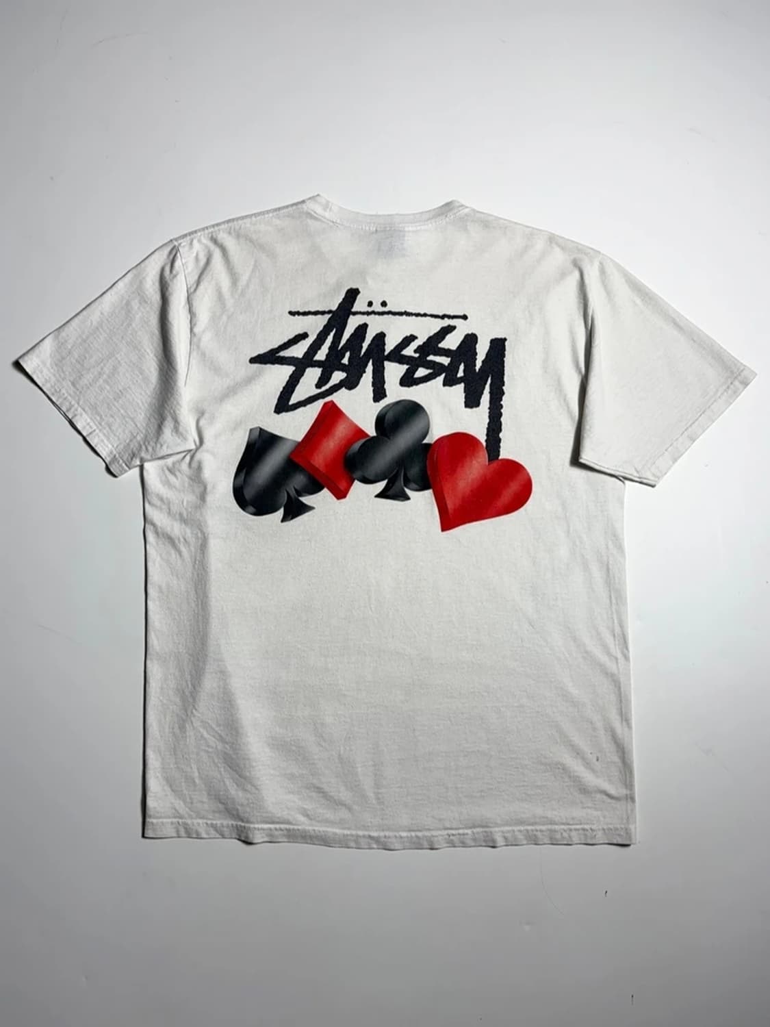 스투시 STUSSY 수트 코튼 반팔 티셔츠 R1690 상품이미지1