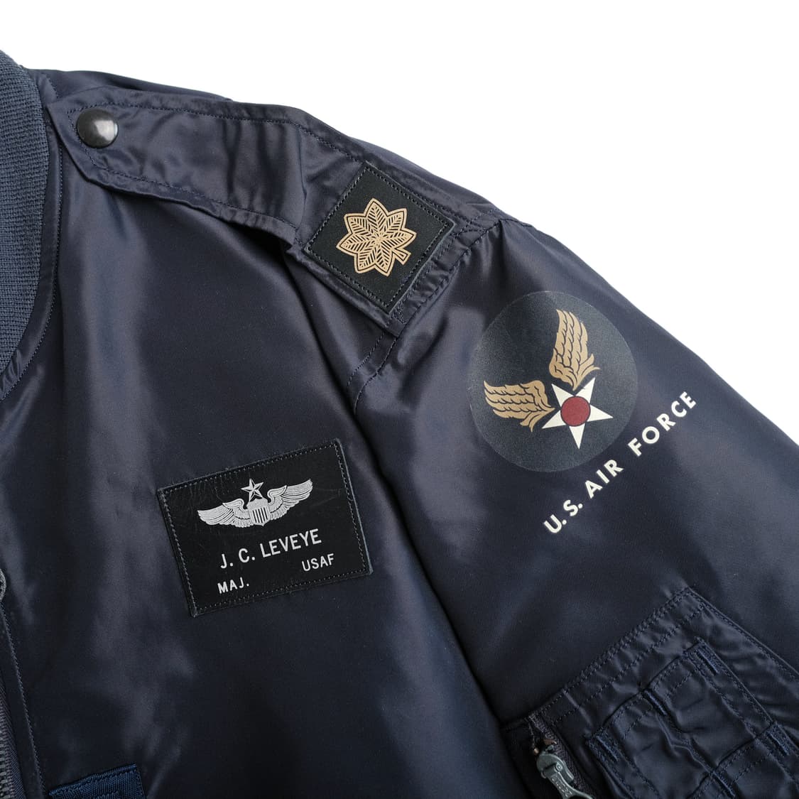 버즈릭슨 L-2A 패치 플라이트 자켓 42사이즈 에어포스 블루 상품이미지5