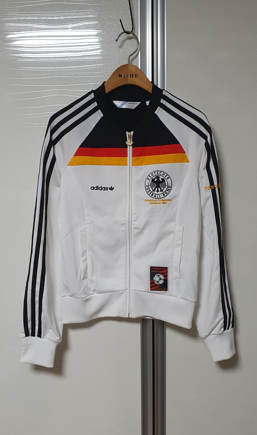 아디다스 독일1996 우븐 트랙 재킷 화이트 ( S ) 상품이미지1