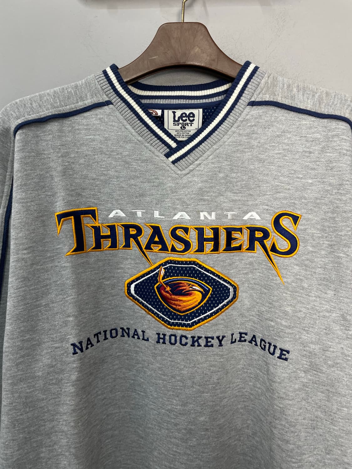 리 빈티지 애틀랜타 스래셔스 NHL 크루넥 스웻셔츠 H2188 상품이미지3