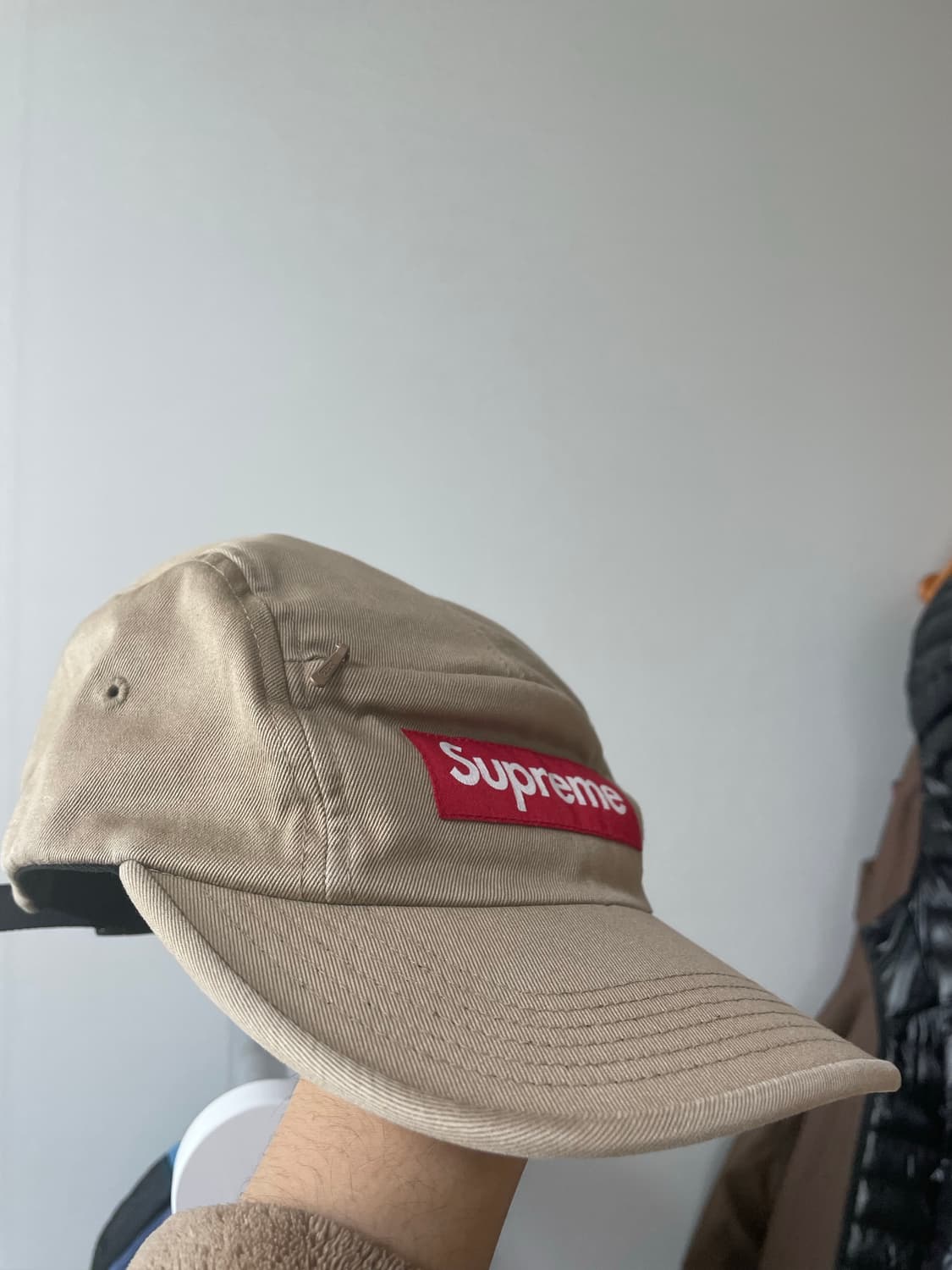 슈프림 베이지 5 패널 캠프캡 상품이미지3