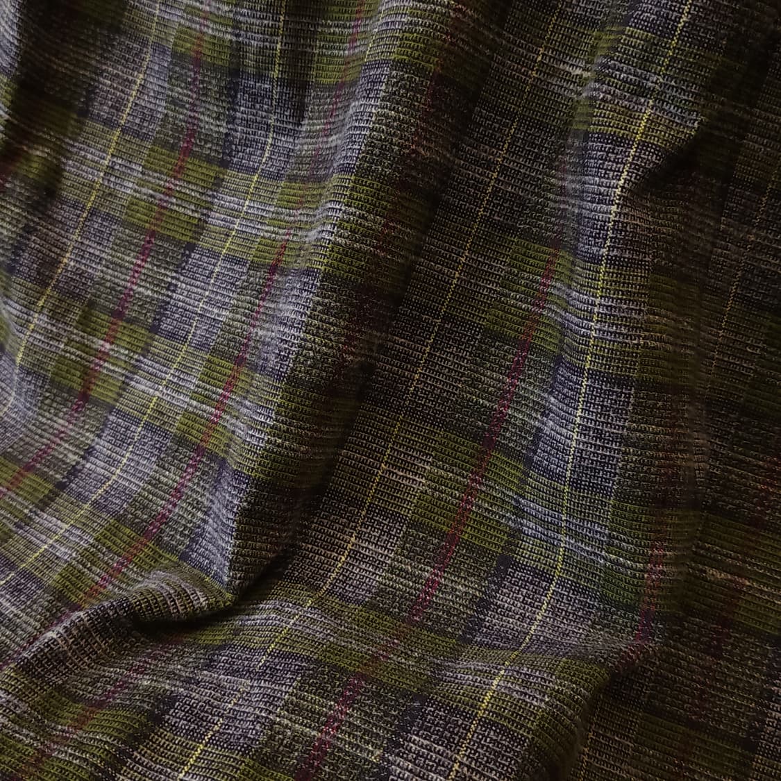 60s 프랑스 워크셔츠 플란넬 셔츠 가드너 빈티지 셔츠 튜닉 셔츠 퍼플 상품이미지9