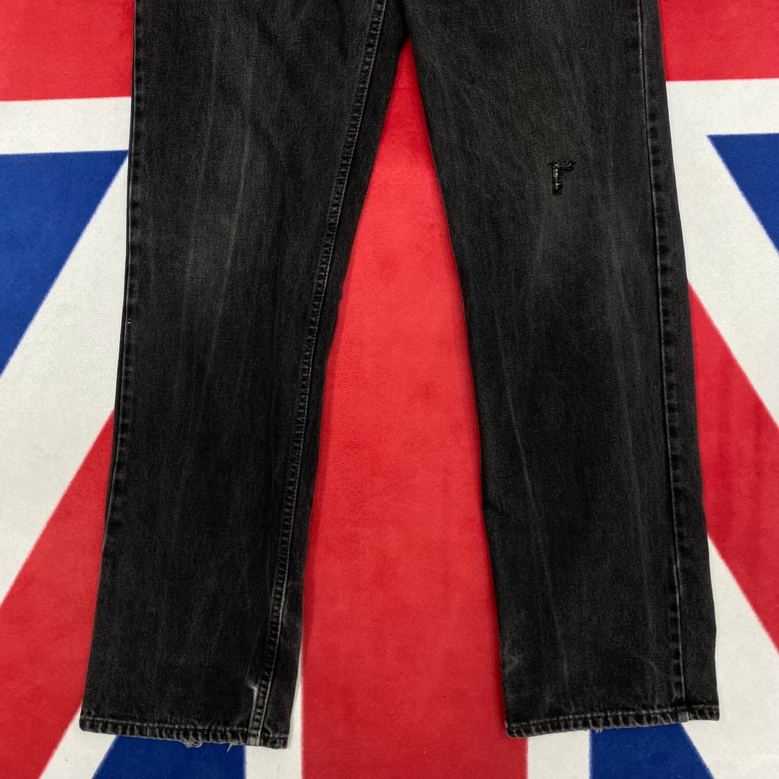 90s 리바이스 518 오렌지탭 흑청데님팬츠 34 상품이미지3