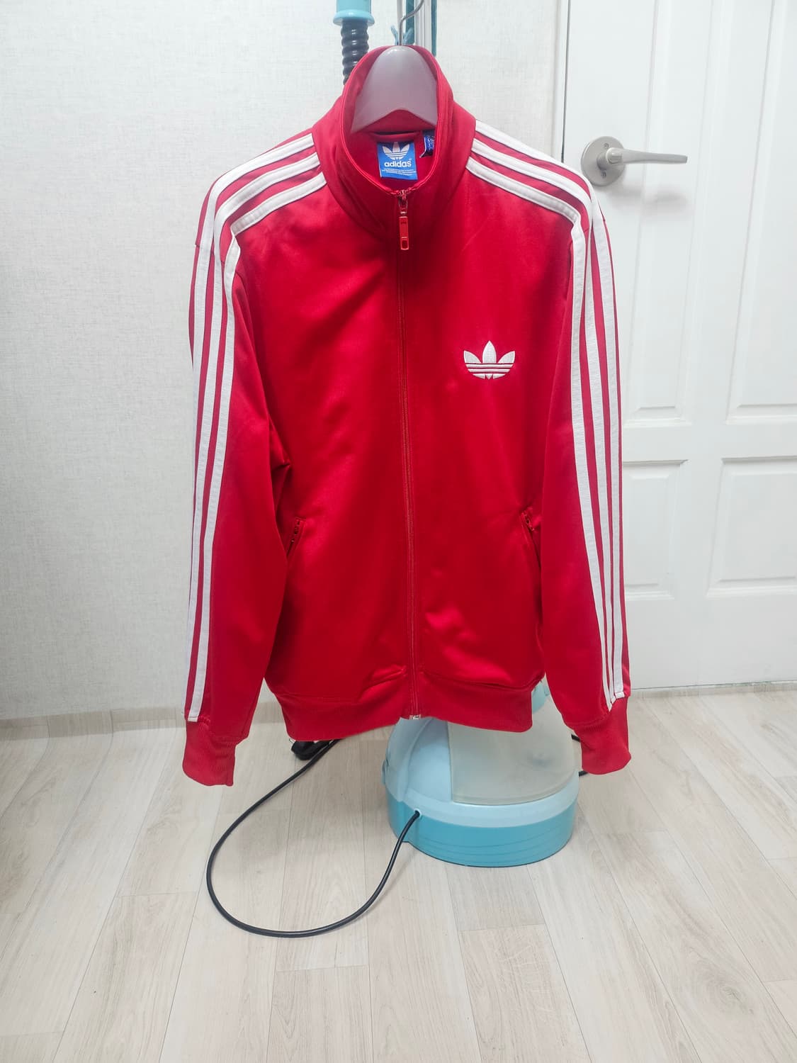 (90~95) ☆초대장급☆ 아디다스 파이어버드 [빨흰] 트랙탑져지 상품이미지1