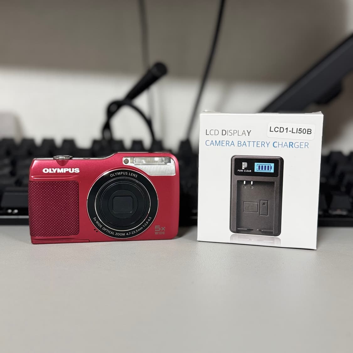 📸 올림푸스 VG-170 레드 (풀구성 / 바로사용 가능) 상품이미지2
