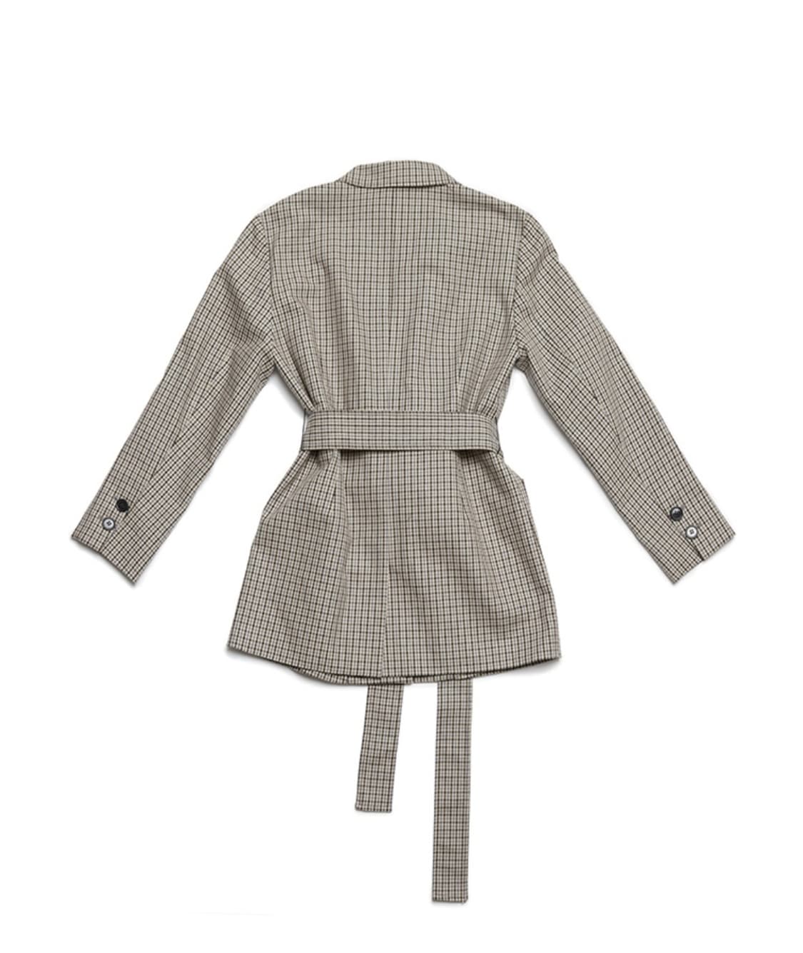 마가린 핑거스 체크 자켓 상품이미지2