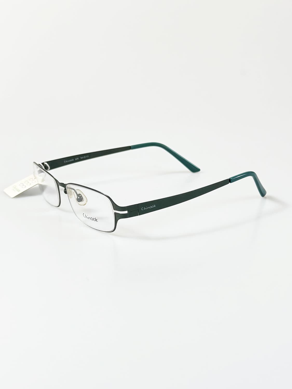 CHINOOK 그린 메탈 슬림 스퀘어 빈티지 안경 상품이미지3