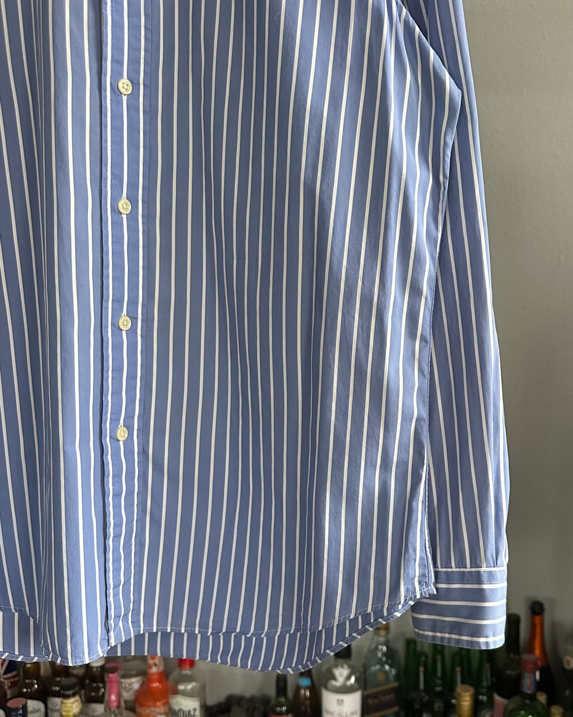[M]폴로 랄프로렌 블루 스트라이프 셔츠 상품이미지5