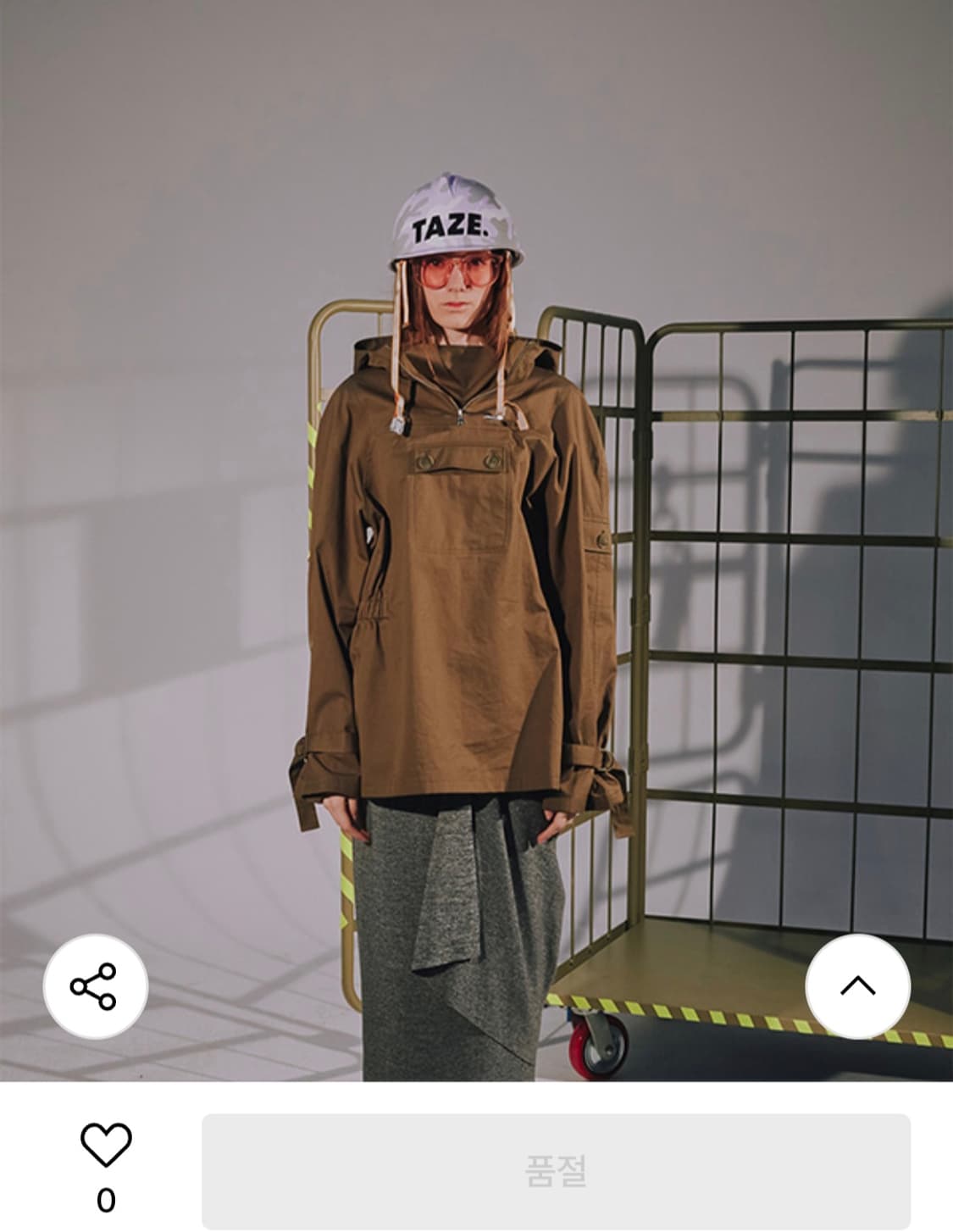 [TAZE.] 타제 코튼  아노락 후드 상품이미지2