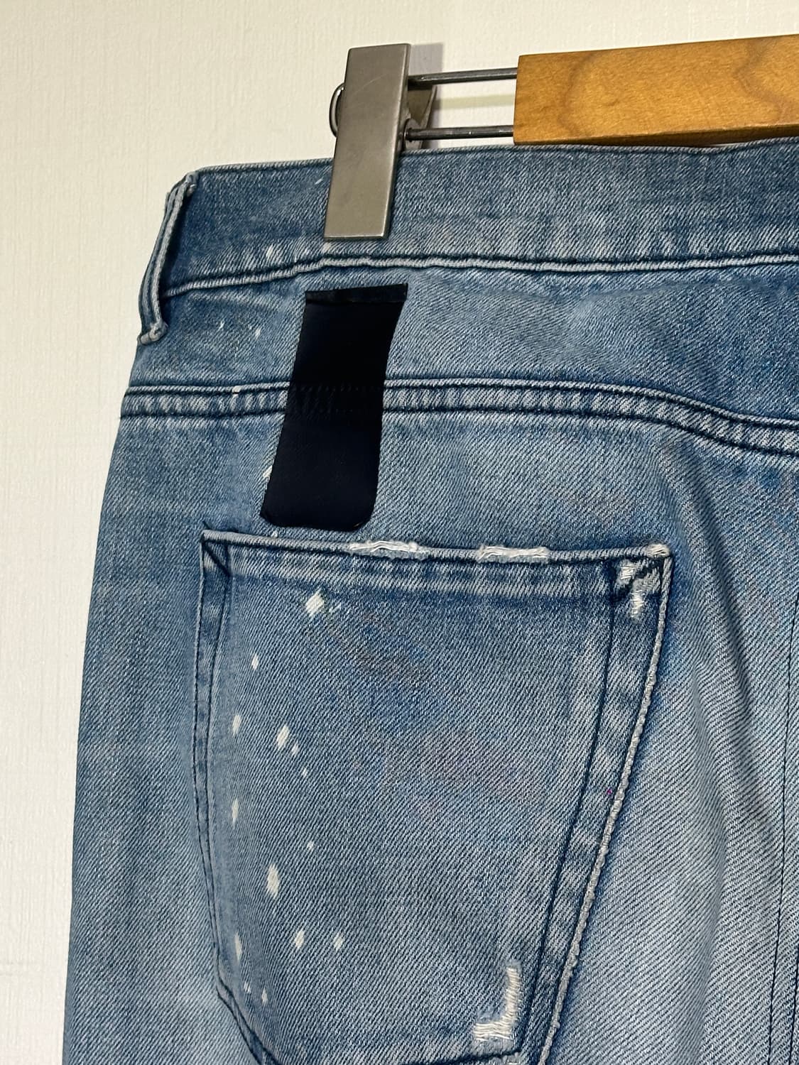 마르셀로 불론 패치워크 워시드 데님팬츠/33" 빈티지데님 상품이미지6