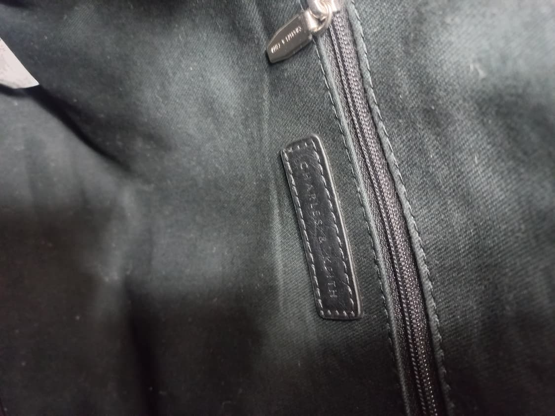 찰스앤키스 블랙 퀼팅 체인 숄더백 상품이미지4