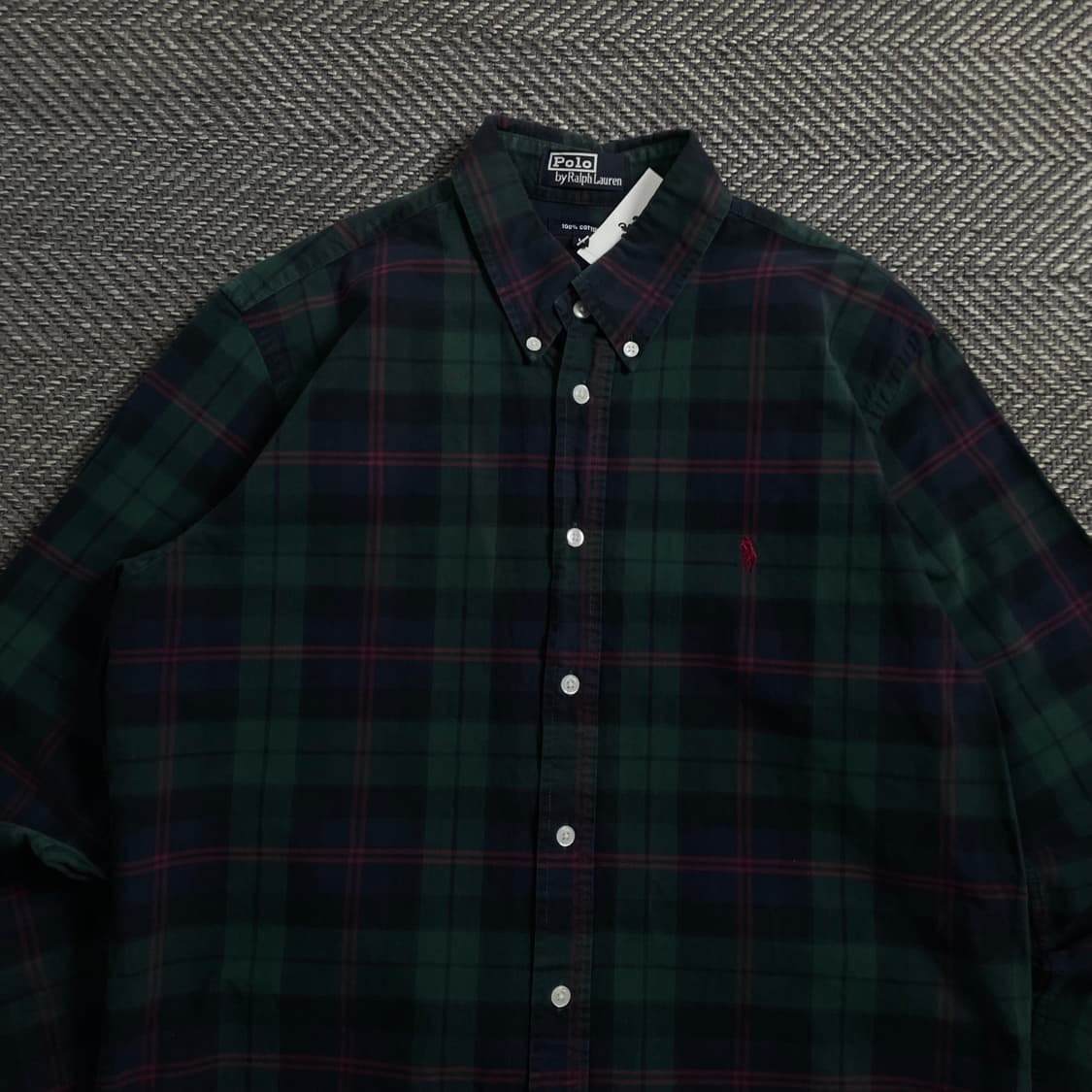 폴로 랄프로렌 체크 블럭 박시핏 셔츠o 4182 상품이미지4