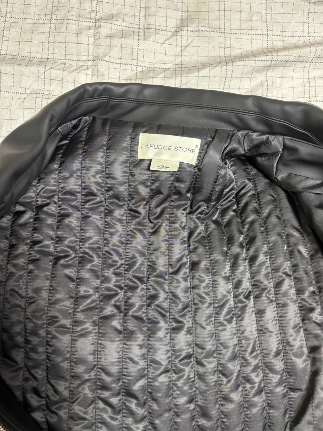 LAFUDGE STORE 레더 자켓 / L / 블랙 상품이미지2