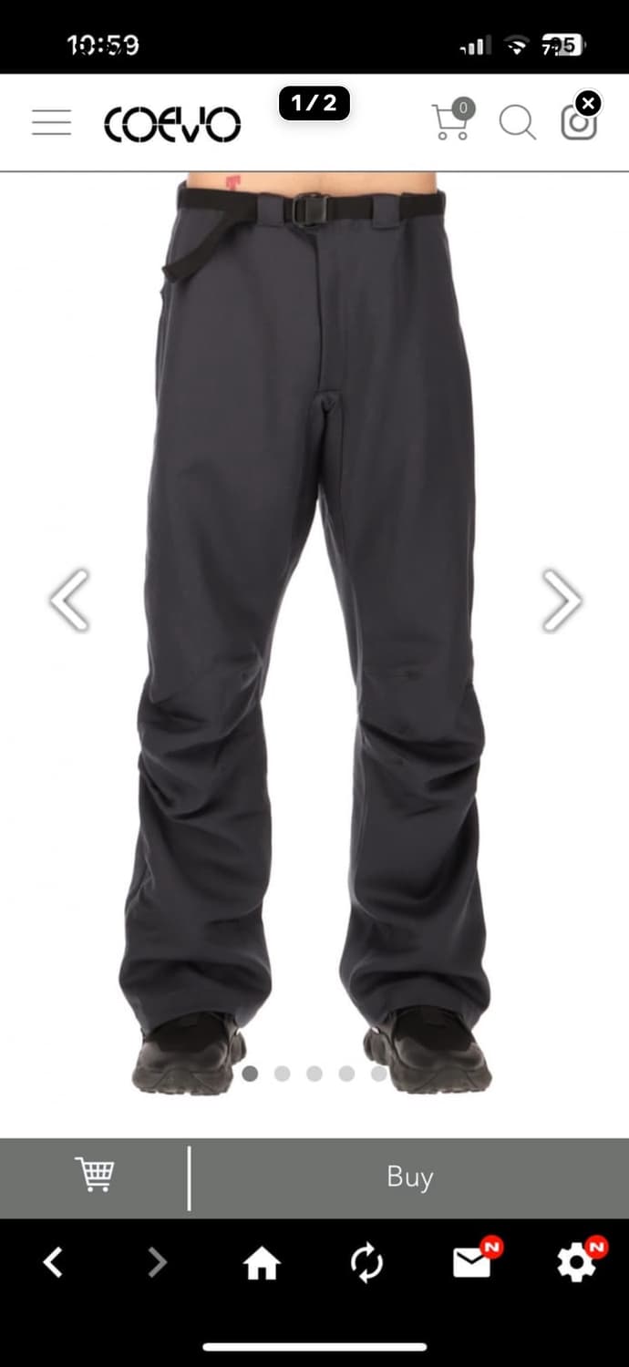 (48) GR10K 23fw TITANUS ARC PANTS 상품이미지1