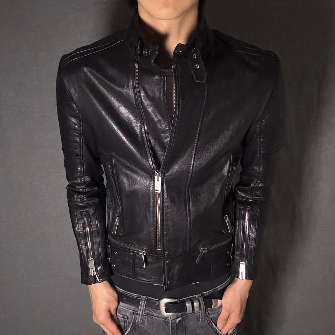 ltaly lamb skin leather jacket 상품이미지1