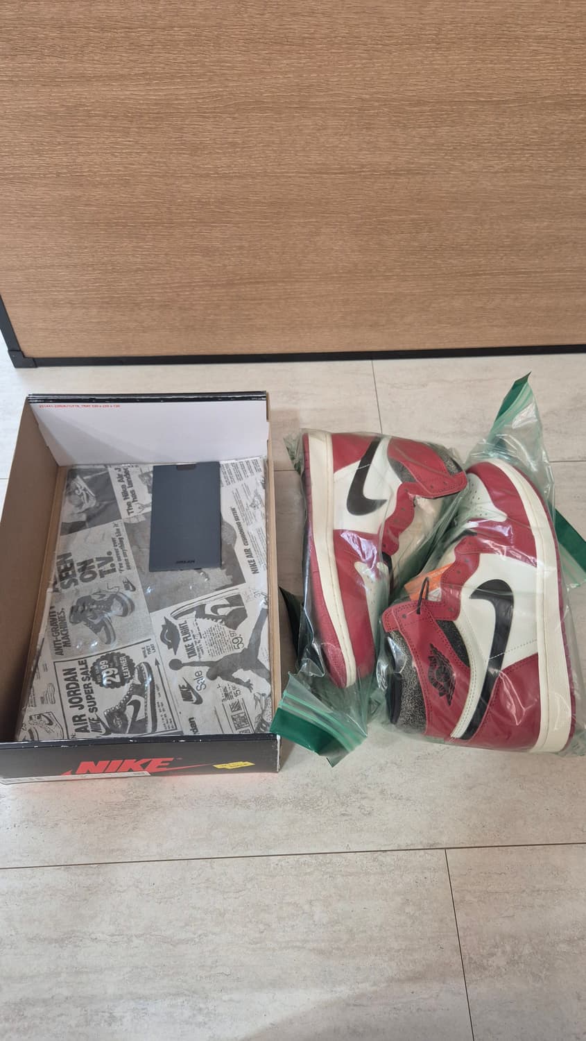 [270 크림/새제품] 조던1 시카고 로스트앤파운드 상품이미지6