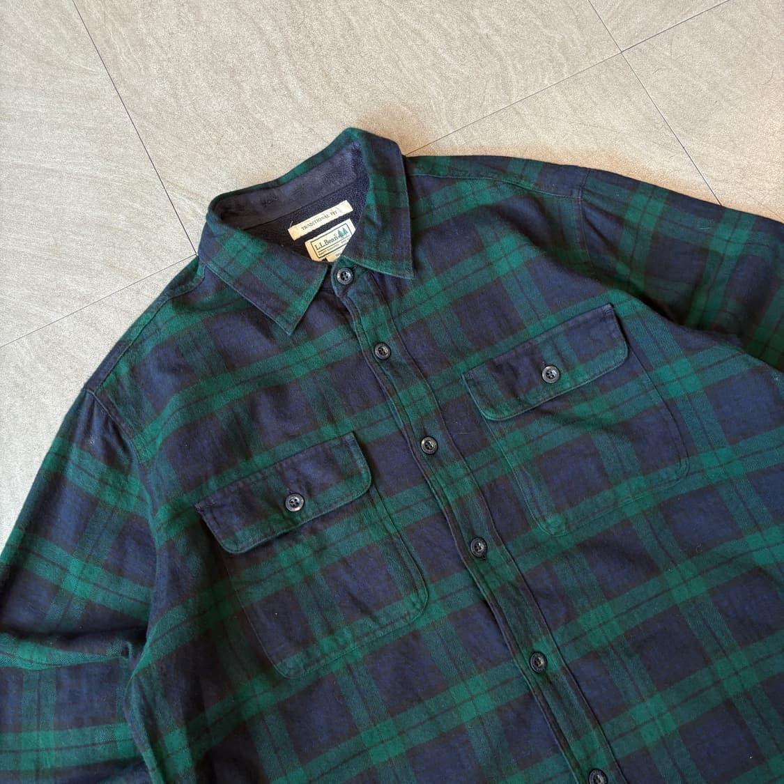 L.L.bean 정품 엘엘빈 체크 내피 셔츠 상품이미지2