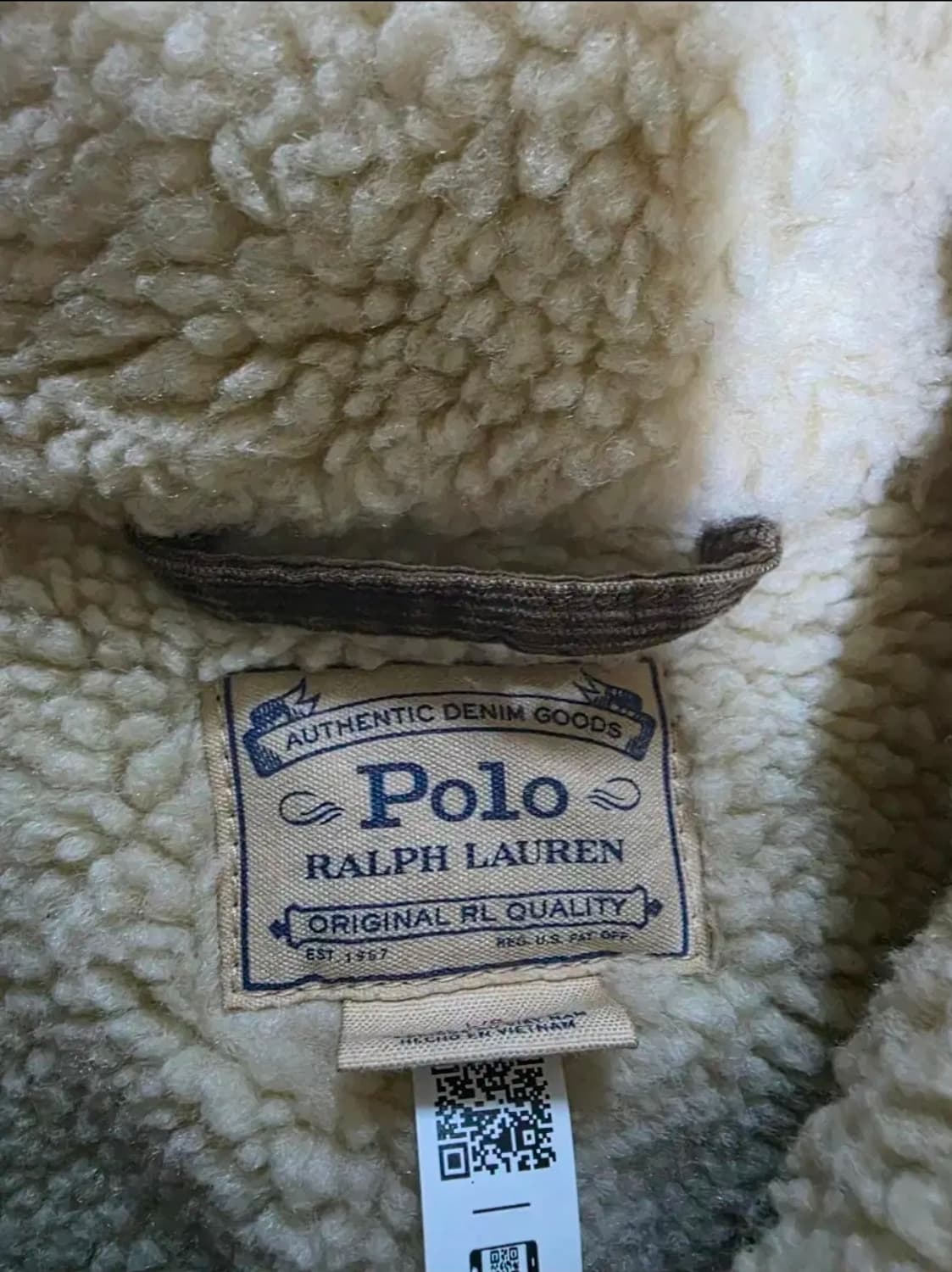 폴로 랄프로렌 플리스 라인 코듀로이 트러커 자켓 L 상품이미지3