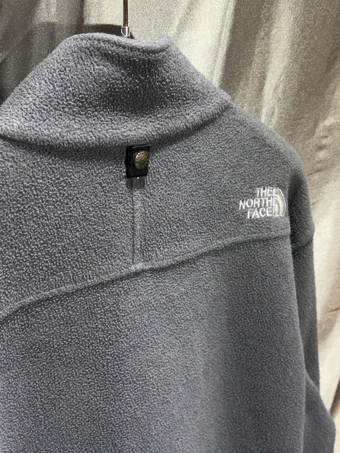XL 노스페이스 심볼로고 폴라텍 그레이 플리스 상품이미지4