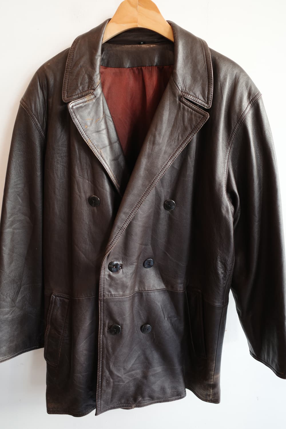 Japan brand 램스킨 더블 가죽자켓 상품이미지2