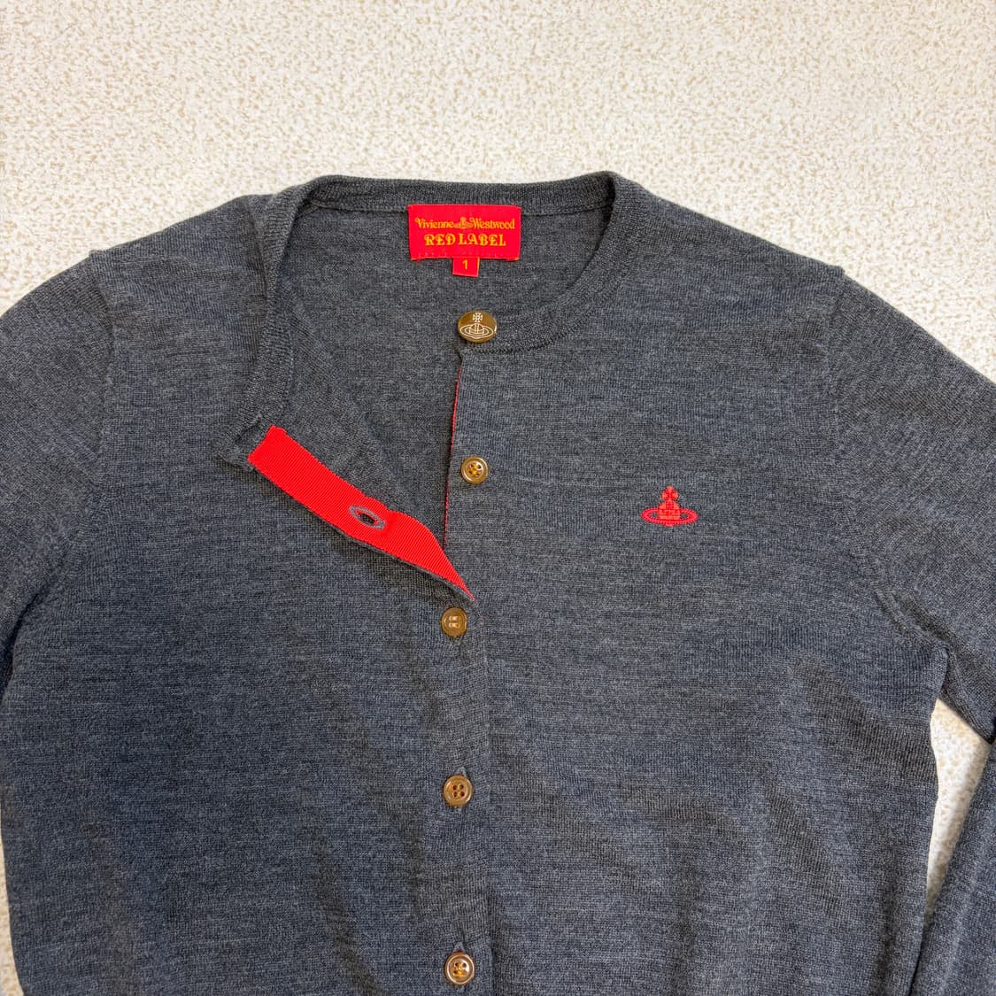 비비안웨스트우드 레드라벨 울 가디건 상품이미지5