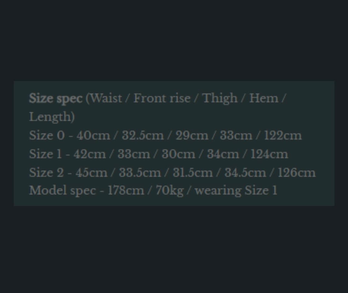 언더마이카 하드 오일 워싱 플레어진 상품이미지3