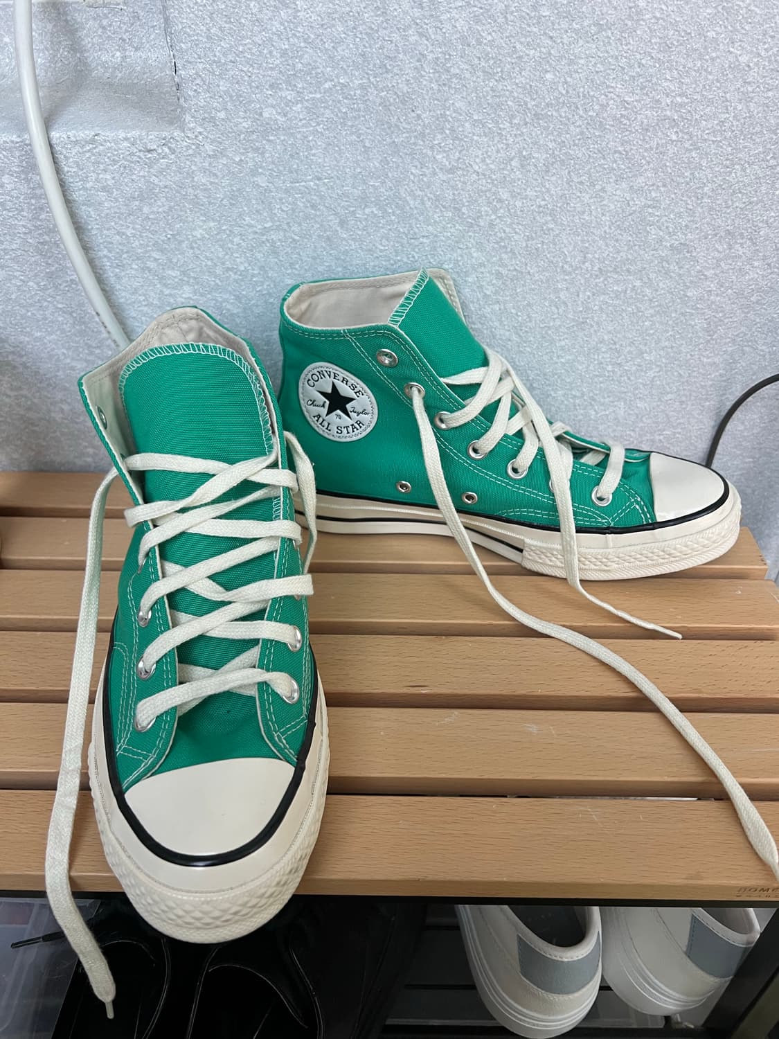 컨버스 척테일러 올스타 하이 코트그린 (245mm) 상품이미지3