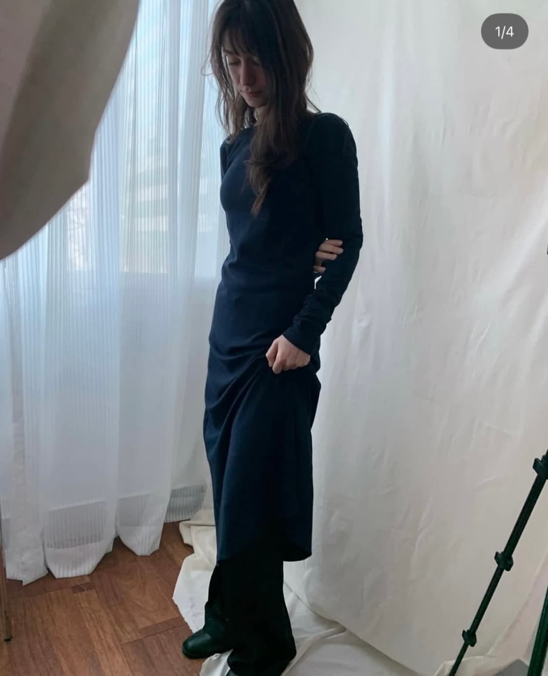 Amorshaee back open dress 새상품 택O 상품이미지3