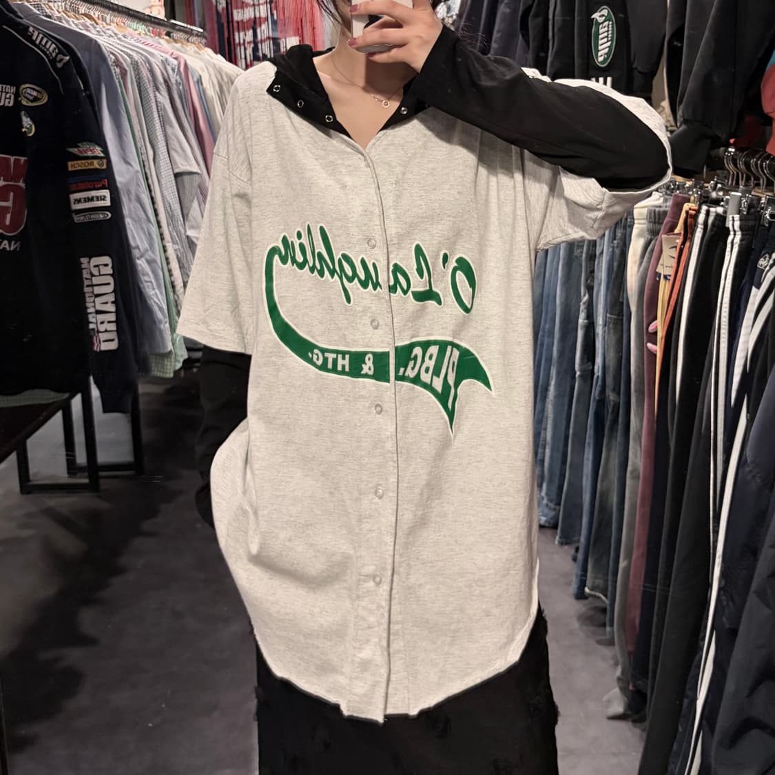 [IM] Badger 베이스볼 반팔 오트밀 상품이미지2