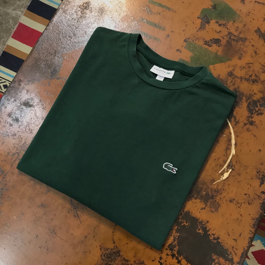 라코스테 딥 그린 롱 슬리브 남성 105 사이즈  상품이미지1