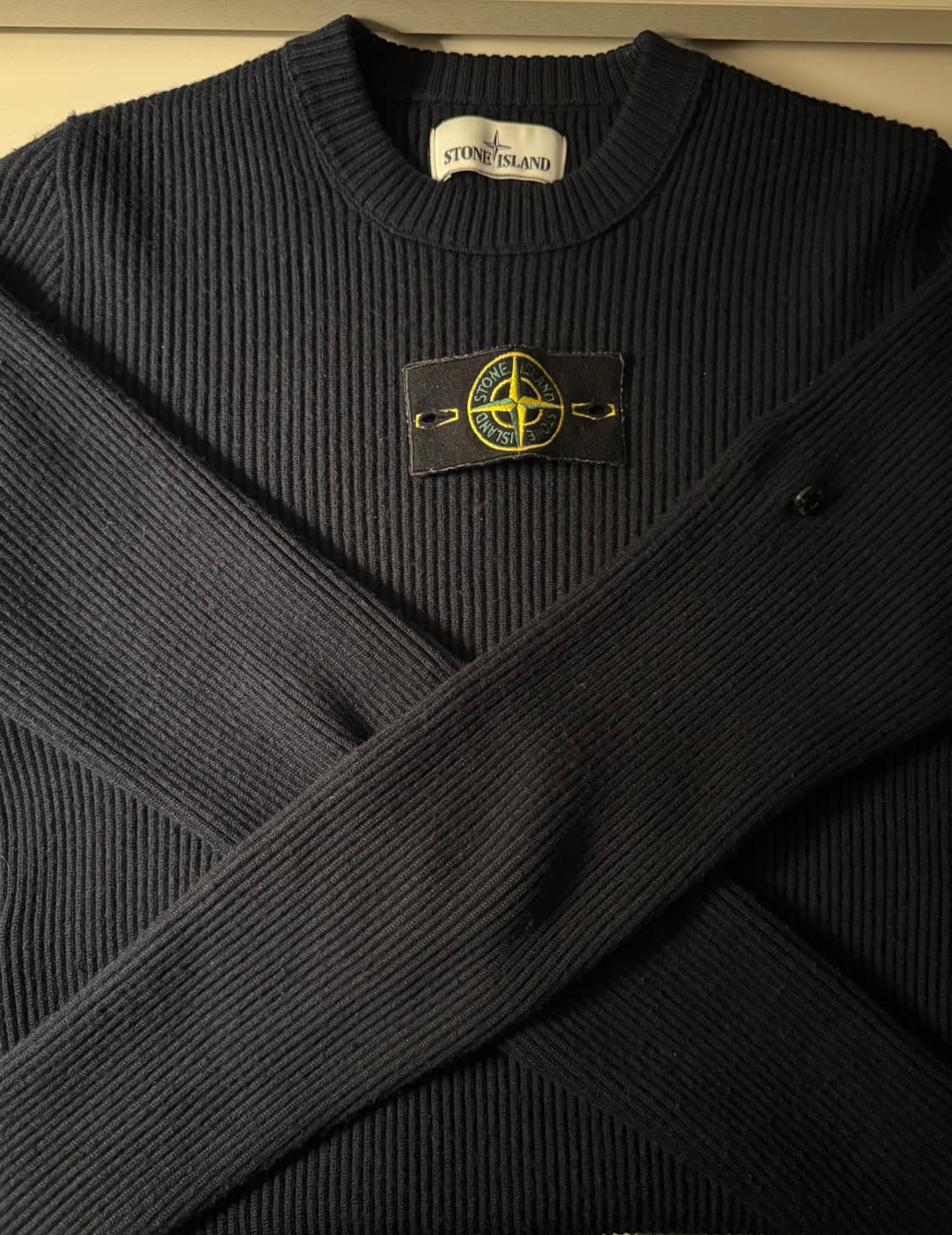 스톤아일랜드 울 니트 네이비 상품이미지1