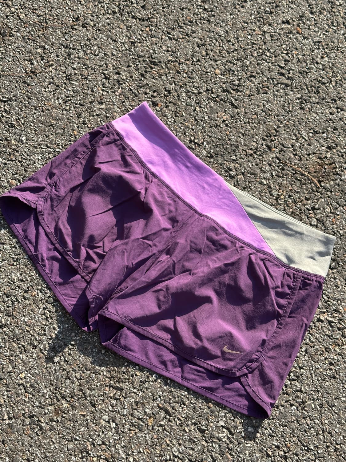 [M] 나이키 여성 퍼플 러닝 쇼츠 반바지 상품이미지4