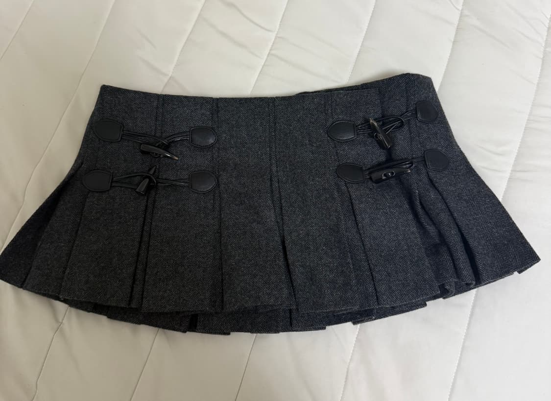 [급처] 스컬프터 제니 치마 울 마이크로 랩 스커트 상품이미지7